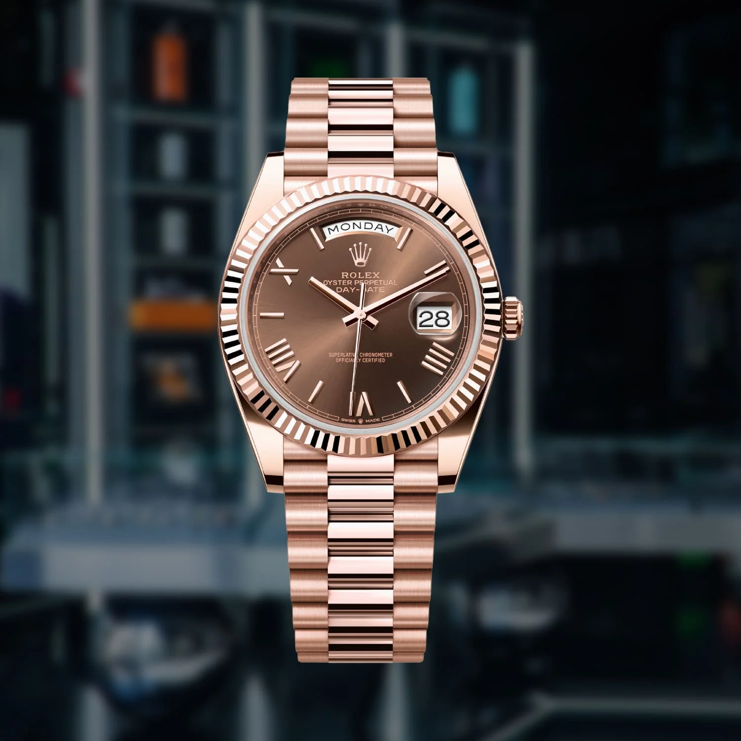 ROLEX DAY DATE (CHOCOLATE) – MS DHONI