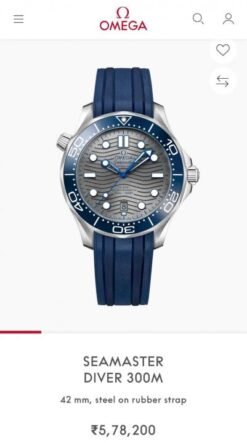 OMEGA Seamaster Diver 300M Co-Axial Master Chronometer 42 mm.