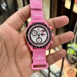 Omega x Swatch Bioceramic MoonSwatch Mission to the Pink Moonphase